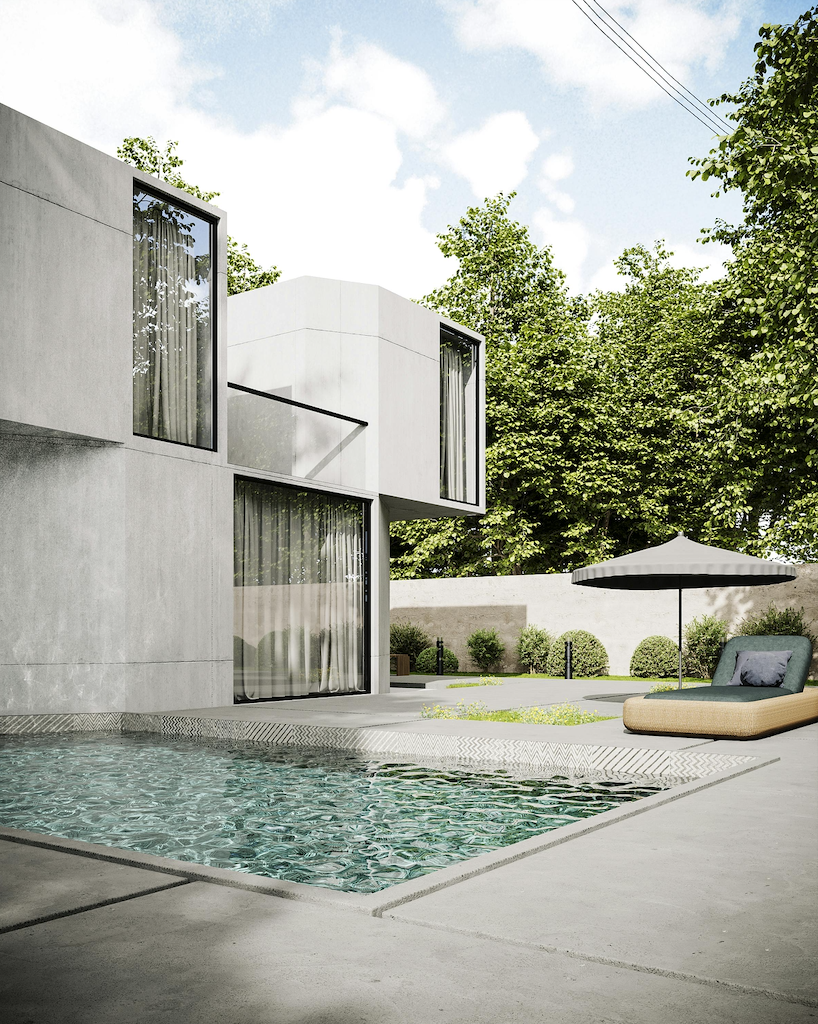 A private bungalow with a pool, certified by building certifiers in Sydney.